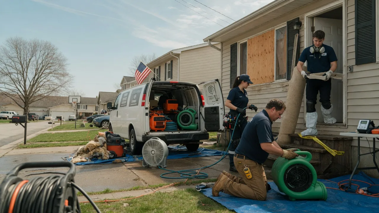 Water Damage Restoration in Little River, KS near me